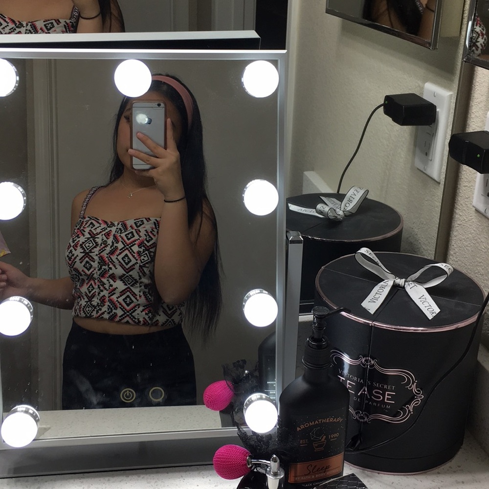 xhiliration tribal crop top